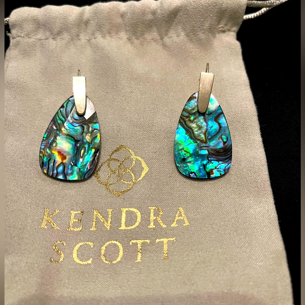Abalone earrings—gorgeous!